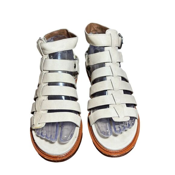 Women’s Frye gladiator sandals size 6.5 M Cream - Picture 2 of 5
